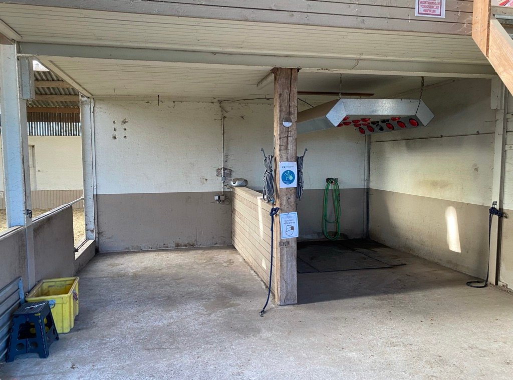 Solarium en wasplaats